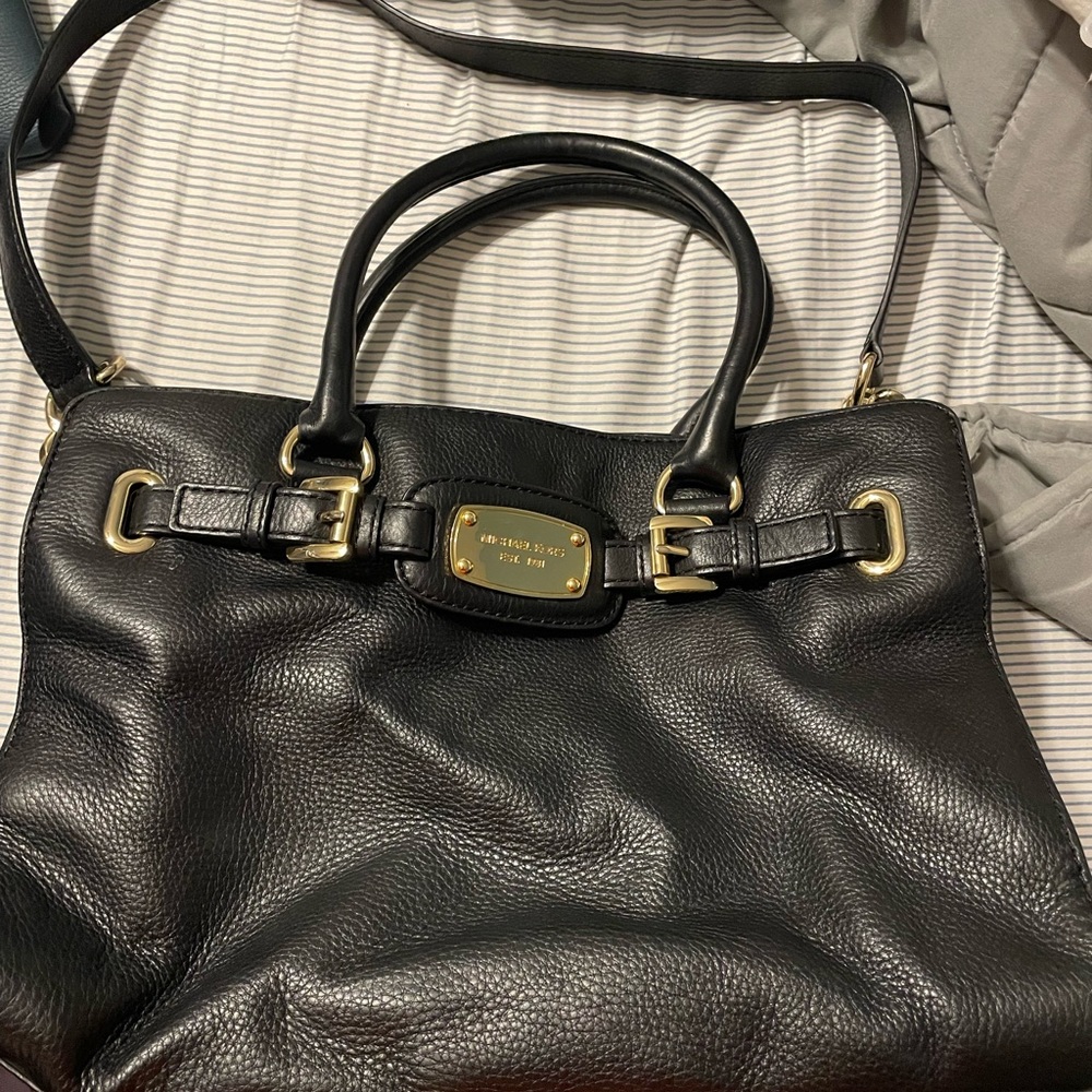 Womens, Michael Kors tote bag. Multi strap. Black.
